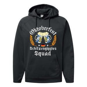 Oktoberfest Squad Bavarian Festival Munich Beer Performance Fleece Hoodie