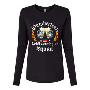 Oktoberfest Squad Bavarian Festival Munich Beer Womens Cotton Relaxed Long Sleeve T-Shirt