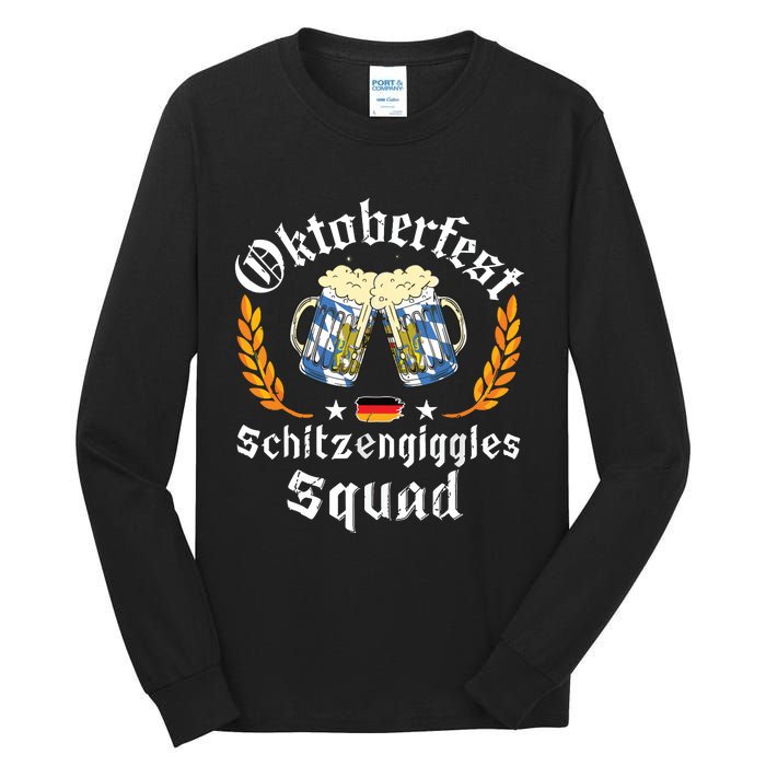 Oktoberfest Squad Bavarian Festival Munich Beer Tall Long Sleeve T-Shirt