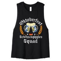 Oktoberfest Squad Bavarian Festival Munich Beer Women's Racerback Cropped Tank