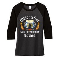 Oktoberfest Squad Bavarian Festival Munich Beer Women's Tri-Blend 3/4-Sleeve Raglan Shirt