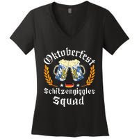 Oktoberfest Squad Bavarian Festival Munich Beer Women's V-Neck T-Shirt