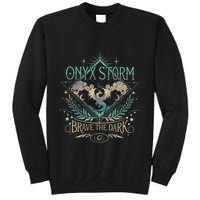 Onyx Storm Brave The Dark Fourth Wingg Basgiath War Collegee Swea Sweatshirt