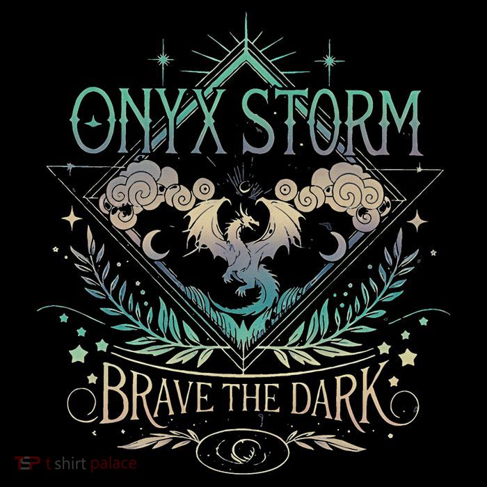 Onyx Storm Brave The Dark Fourth Wingg Basgiath War Collegee Swea Tall T-Shirt