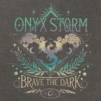 Onyx Storm Brave The Dark Fourth Wingg Basgiath War Collegee Swea Cotton Canvas Backpack