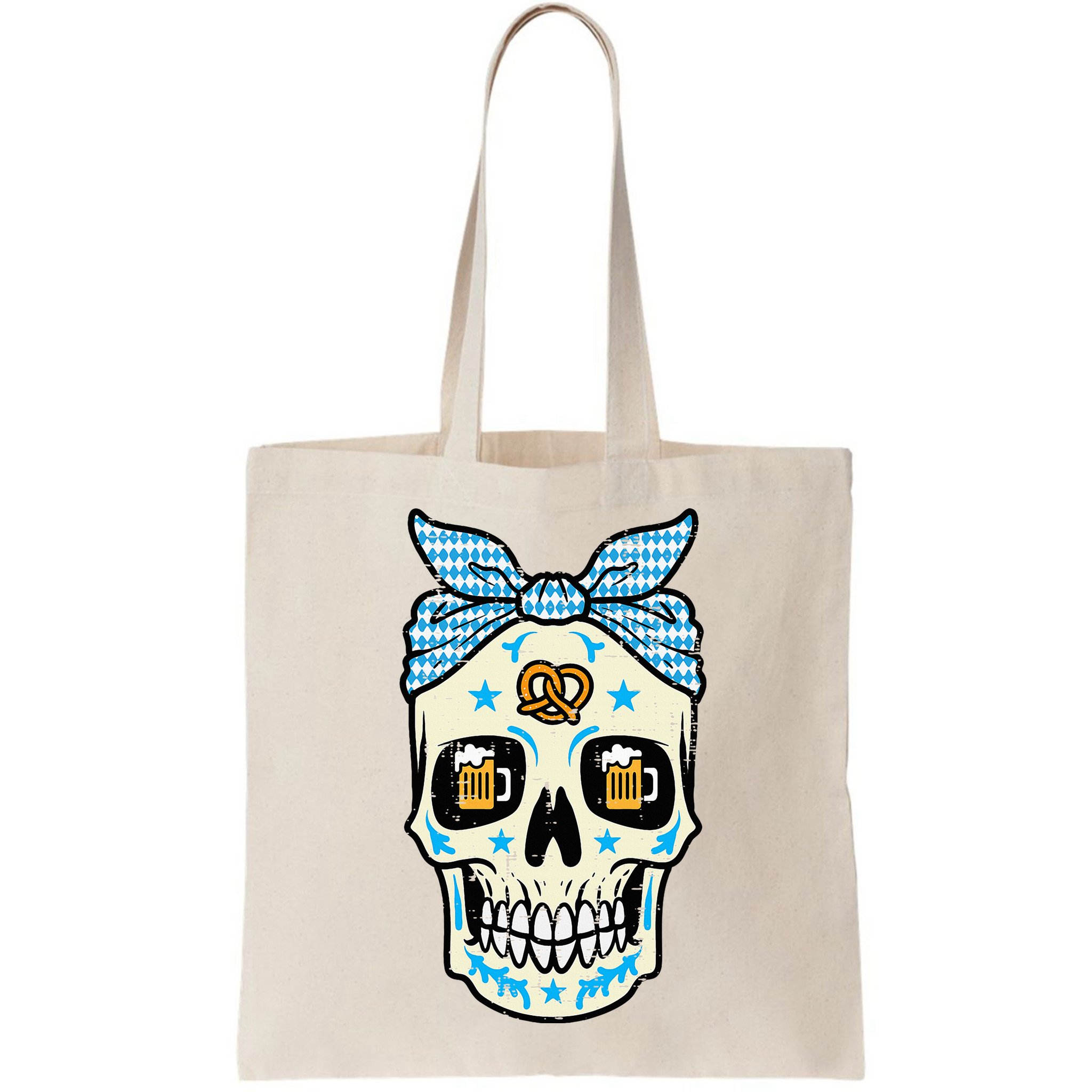 Oktoberfest Skull Bandana German Bavarian Festival Mom Bag