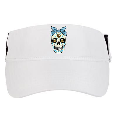 Oktoberfest Skull Bandana German Bavarian Festival Mom Adult Drive Performance Visor