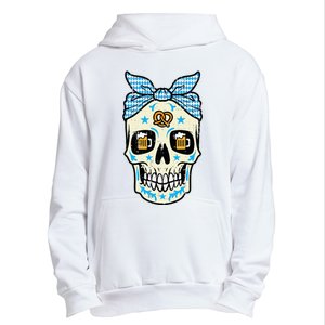 Oktoberfest Skull Bandana German Bavarian Festival Mom Urban Pullover Hoodie