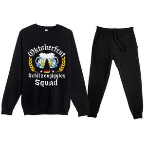 Oktoberfest Squad Bavarian Festival Munich Beer Premium Crewneck Sweatsuit Set