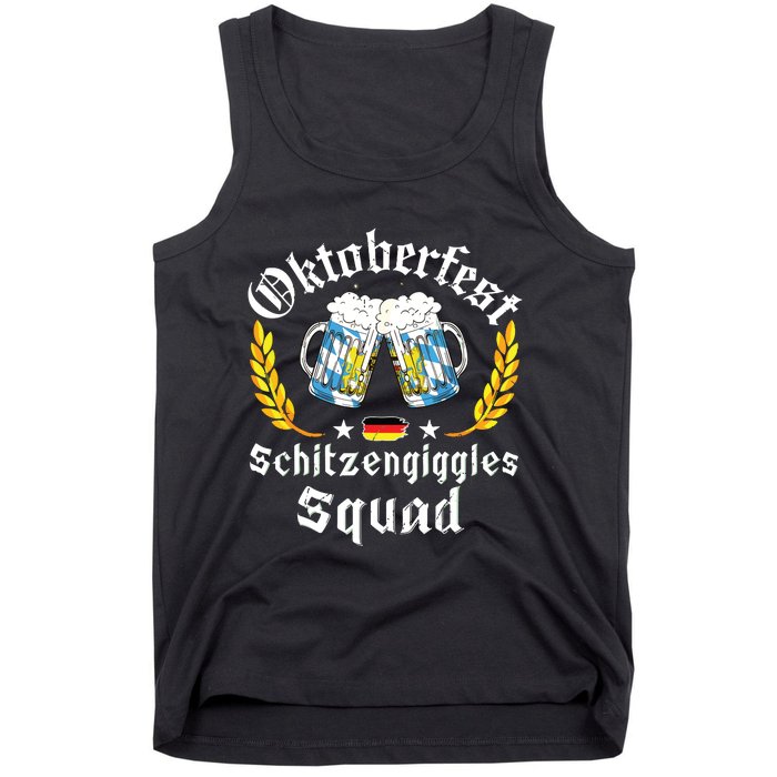 Oktoberfest Squad Bavarian Festival Munich Beer Tank Top