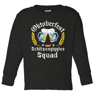 Oktoberfest Squad Bavarian Festival Munich Beer Toddler Long Sleeve Shirt