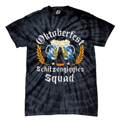 Oktoberfest Squad Bavarian Festival Munich Beer Gift Tie-Dye T-Shirt