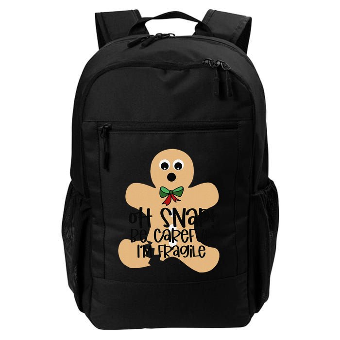 Off Snap! Be Careful IM Fragile Christmas Design Backpack