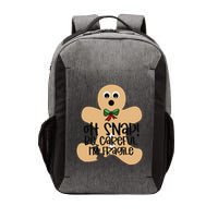 Off Snap! Be Careful IM Fragile Christmas Design Vector Backpack