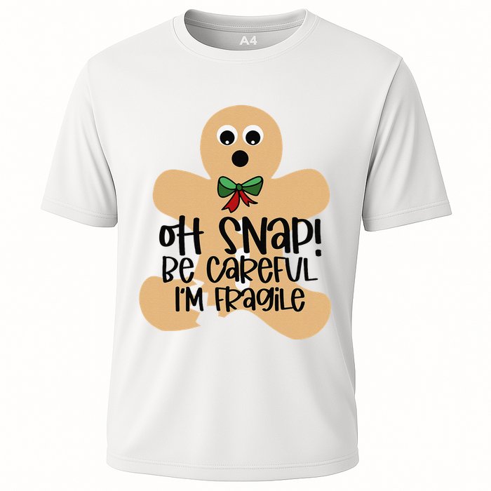 Off Snap! Be Careful IM Fragile Christmas Design Performance Shirt