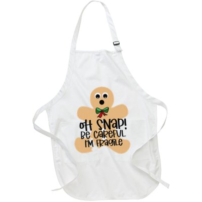 Off Snap! Be Careful IM Fragile Christmas Design Apron
