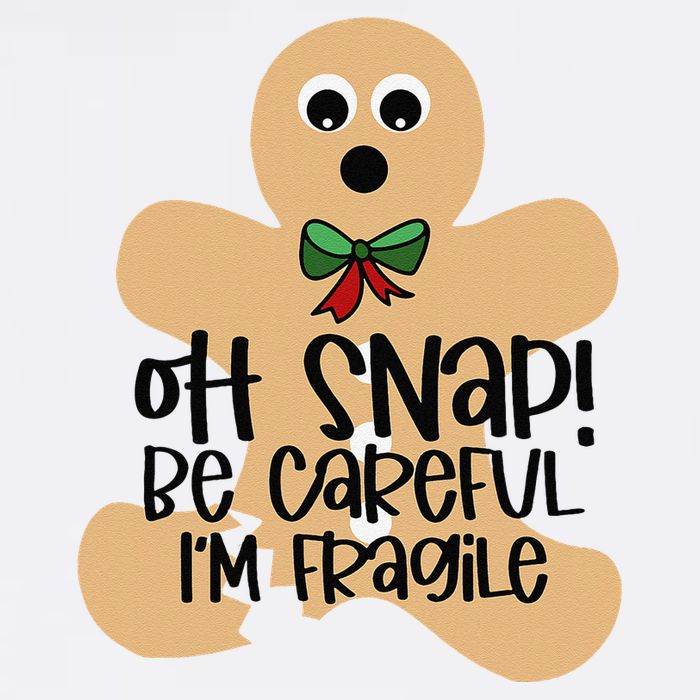 Off Snap! Be Careful IM Fragile Christmas Design Button