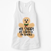 Off Snap! Be Careful IM Fragile Christmas Design Womens Tank Top