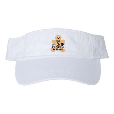 Off Snap! Be Careful IM Fragile Christmas Design Visor