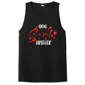 One Sweet Brother Family Matching ValentineS Day Funny Gift PosiCharge Competitor Tank