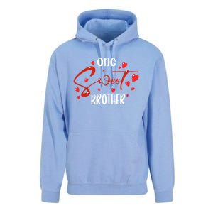 One Sweet Brother Family Matching ValentineS Day Funny Gift Unisex Surf Hoodie