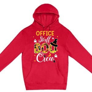 Office Staff Boo Crew Funny Halloween Matching Costume Premium Pullover Hoodie