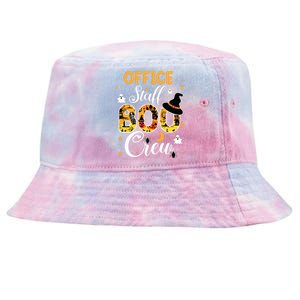 Office Staff Boo Crew Funny Halloween Matching Costume Tie-Dyed Bucket Hat