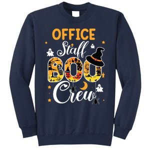 Office Staff Boo Crew Funny Halloween Matching Costume Sweatshirt