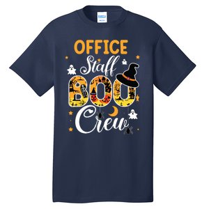 Office Staff Boo Crew Funny Halloween Matching Costume Tall T-Shirt