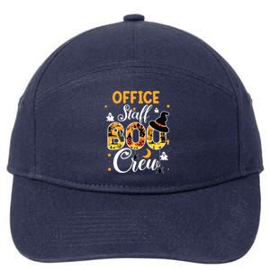 Office Staff Boo Crew Funny Halloween Matching Costume 7-Panel Snapback Hat