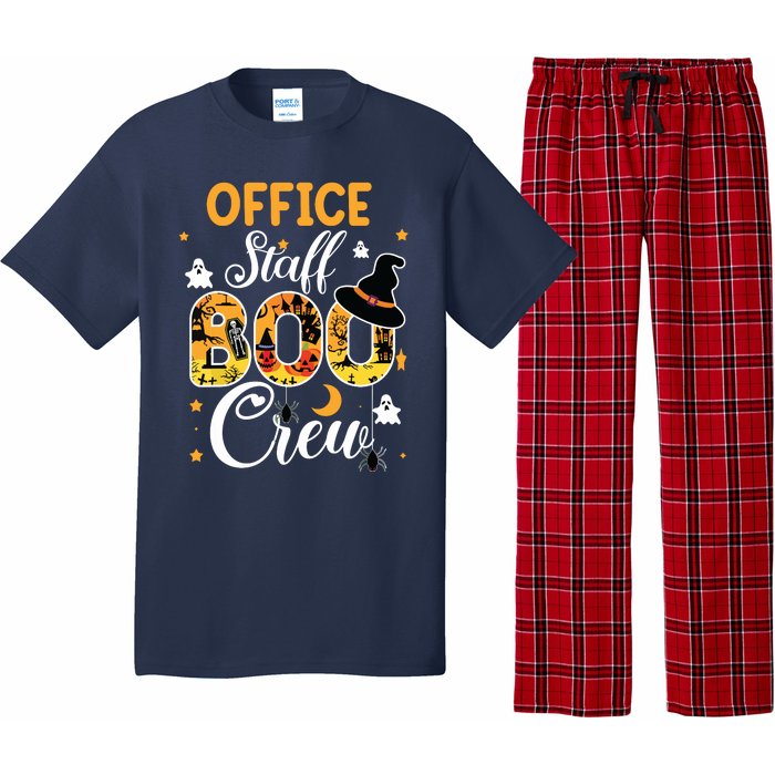 Office Staff Boo Crew Funny Halloween Matching Costume Pajama Set