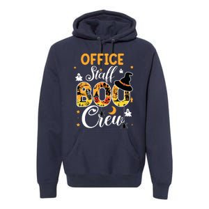 Office Staff Boo Crew Funny Halloween Matching Costume Premium Hoodie