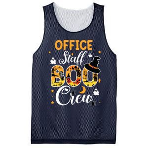 Office Staff Boo Crew Funny Halloween Matching Costume Mesh Reversible Basketball Jersey Tank