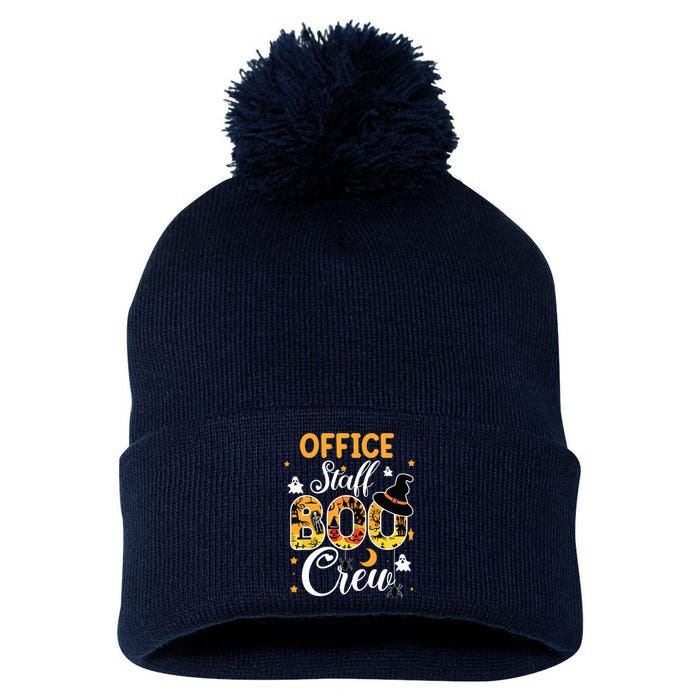 Office Staff Boo Crew Funny Halloween Matching Costume Pom Pom 12in Knit Beanie