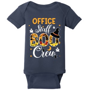 Office Staff Boo Crew Funny Halloween Matching Costume Baby Bodysuit