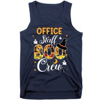 Office Staff Boo Crew Funny Halloween Matching Costume Tank Top