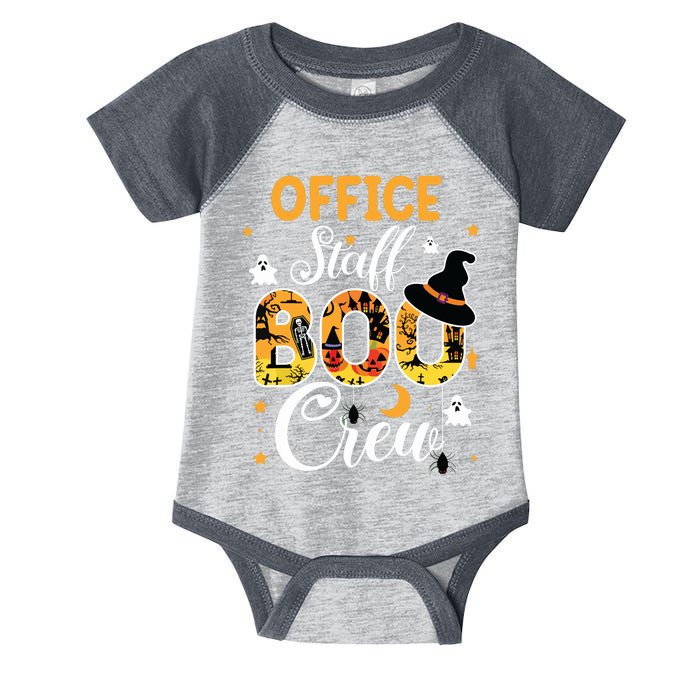 Office Staff Boo Crew Funny Halloween Matching Costume Infant Baby Jersey Bodysuit