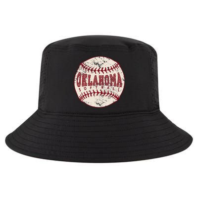 Oklahoma Softball Ball Cool Comfort Performance Bucket Hat