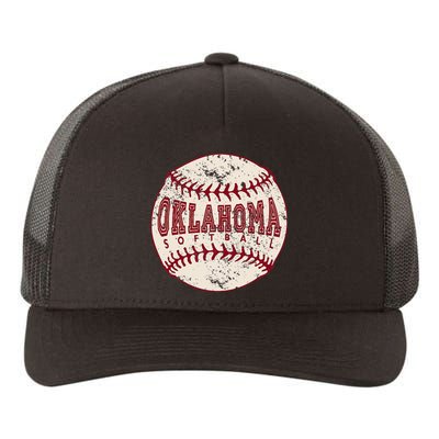 Oklahoma Softball Ball Yupoong Adult 5-Panel Trucker Hat