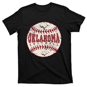 Oklahoma Softball Ball T-Shirt