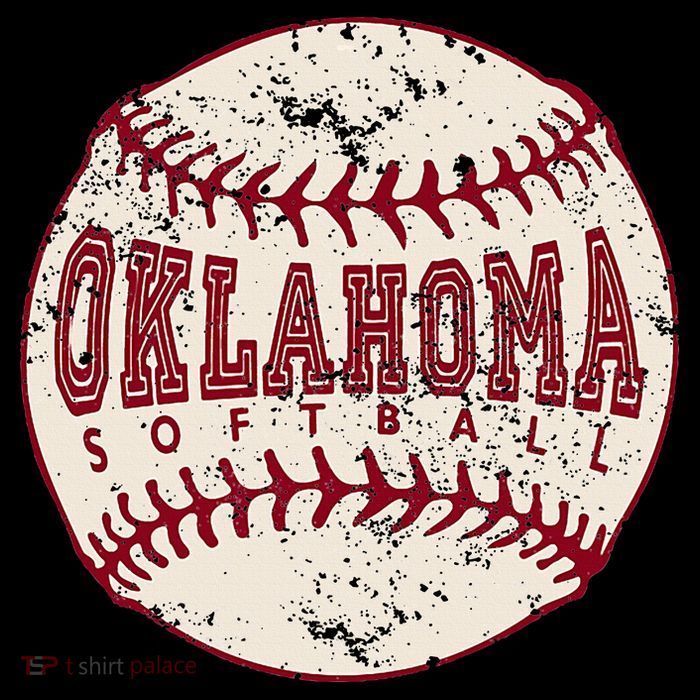 Oklahoma Softball Ball T-Shirt