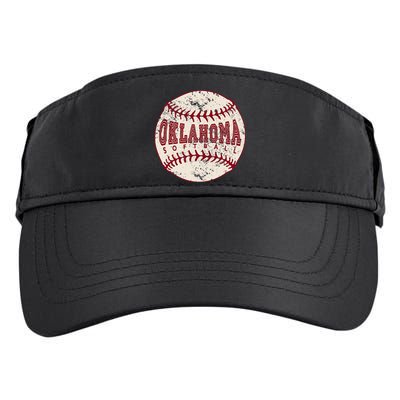 Oklahoma Softball Ball Adult Drive Performance Visor