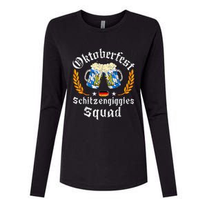 Oktoberfest Squad Bavarian Festival Munich Beer Womens Cotton Relaxed Long Sleeve T-Shirt