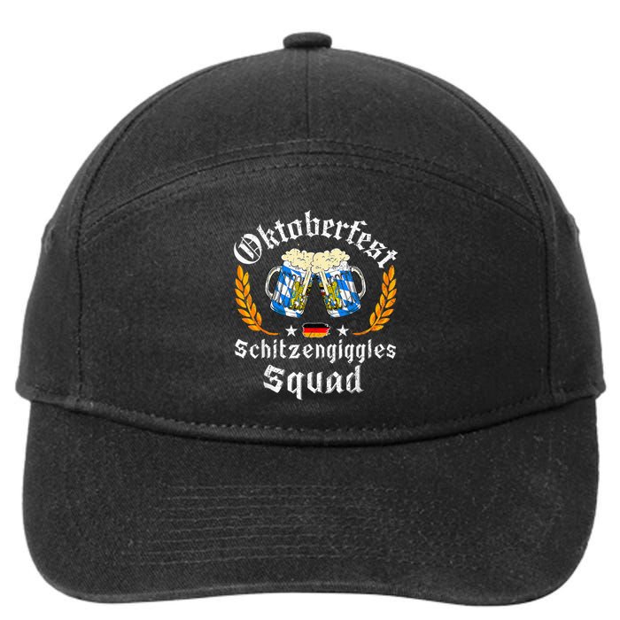 Oktoberfest Squad Bavarian Festival Munich Beer 7-Panel Snapback Hat