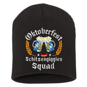 Oktoberfest Squad Bavarian Festival Munich Beer Short Acrylic Beanie