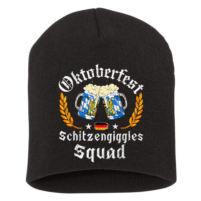 Oktoberfest Squad Bavarian Festival Munich Beer Short Acrylic Beanie