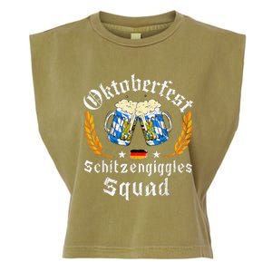 Oktoberfest Squad Bavarian Festival Munich Beer Garment-Dyed Women's Muscle Tee