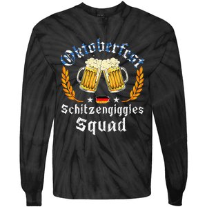 Oktoberfest Squad Bavarian Festival Munich Beer Tie-Dye Long Sleeve Shirt