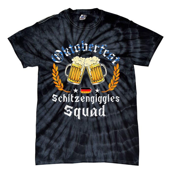 Oktoberfest Squad Bavarian Festival Munich Beer Tie-Dye T-Shirt