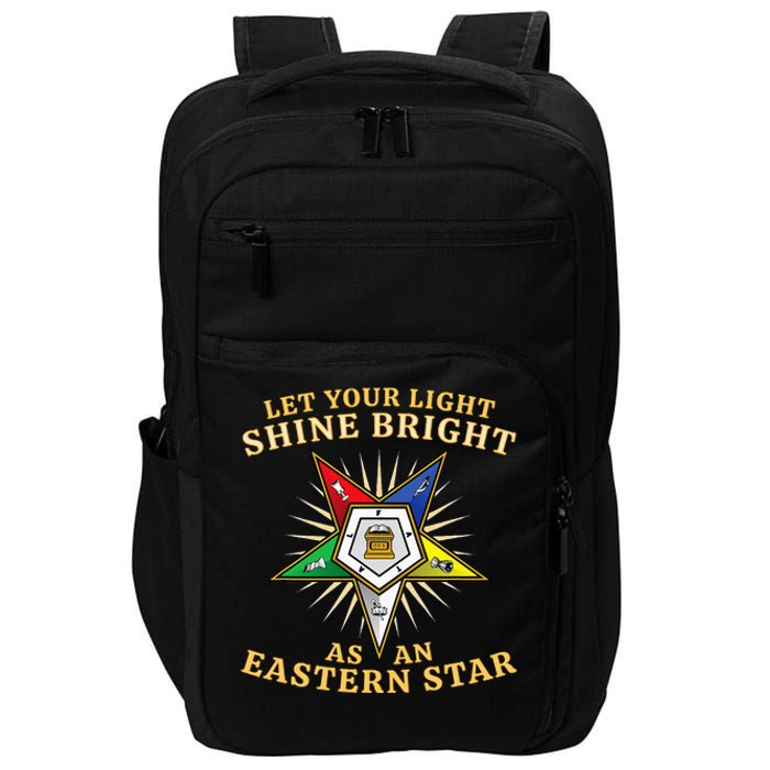 Oes Shine Bright Order Of The Eastern Star Impact Tech Backpack